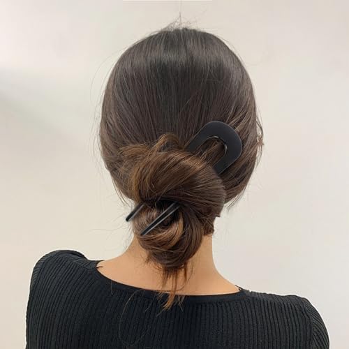Canitor Large Tortoise Shell Hair Pin for Thick Hair - 5.4 Inch