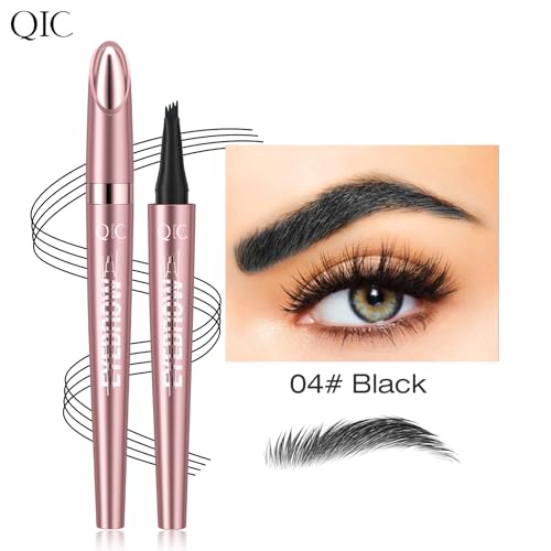 KCTAN Microblade Eyebrow Pen - Waterproof, Long-Lasting Liquid Brow Pencil with 4 Shades