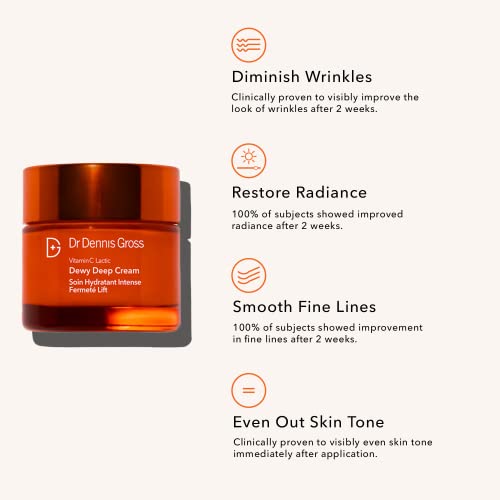 Dr Dennis Gross Vitamin C Plus Lactic Dewy Deep Cream Cream Unisex 2 oz