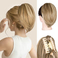 Clip-In Ponytail Extension 10" - Dark Blonde Highlights