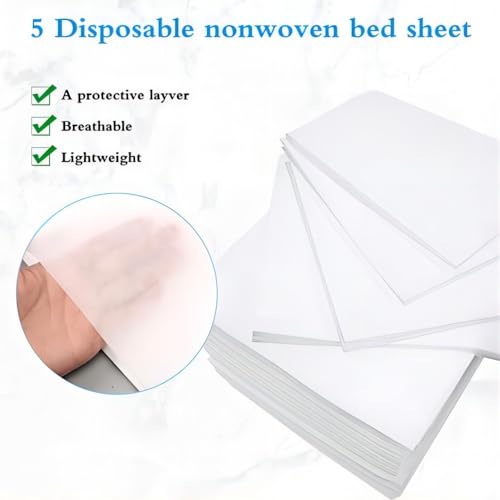 100Pcs Disposable Massage Table Sheets 31.5" x 71" Non-Woven