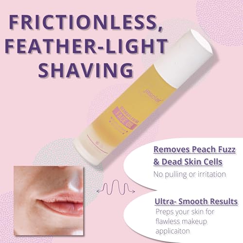 Dermaplane Oil for Face - Unscented Shaving & Skin Softening Oil, 1.7 Fl Oz