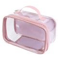 Clear Travel Makeup Bag - TSA Approved Toiletry Organizer