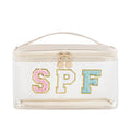 Clear Waterproof Summer Makeup Bag - Travel Toiletry Case