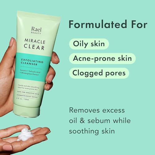 Rael Miracle Clear Exfoliating Facial Cleanser 5.1 oz - Oily Skin