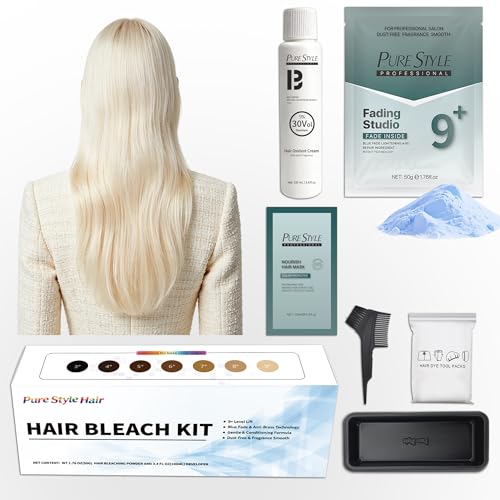 9+ Level Lift Blue Bleach Powder Kit – Professional Hair Lightening