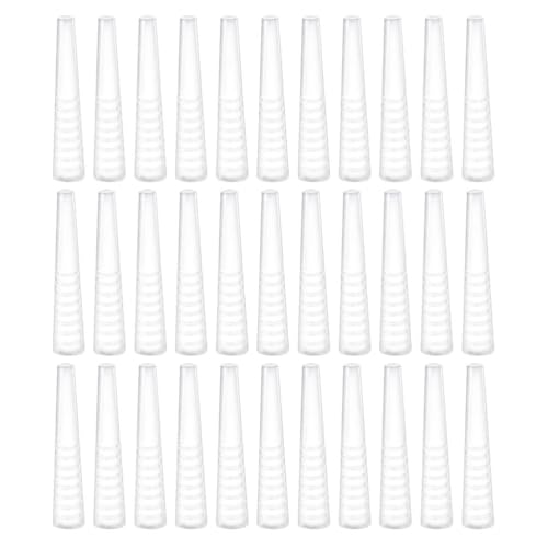 50pcs Tweezer Tip Covers: Clear Tweezer Point Protectors Cap - Makeup Beauty Supplies, General Size