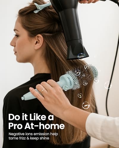 AIMIKE NaturaVol 1.7" Round Brush for Blow Dry & Volume