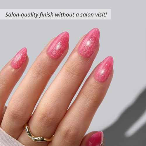 BTArtbox Press On Nails Watermelon Slush Cateye XS 32Pcs