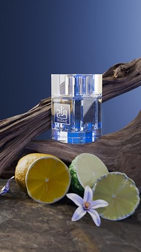 Zimaya Mazaaj Infused Men Eau De Parfum 3.4 Fl Oz - Vibrant Citrus & Woody Scent