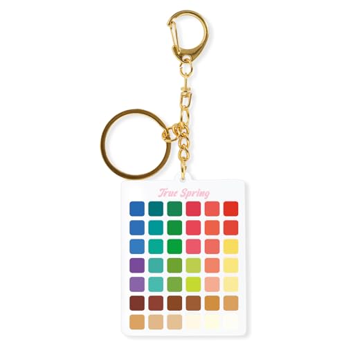 Seasons Color Analysis Swatch Keychain
