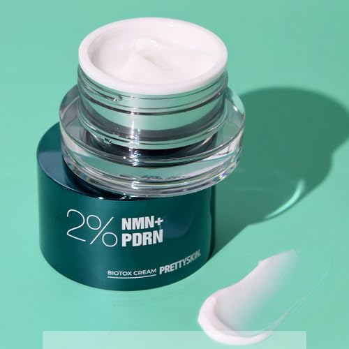 PRETTYSKIN 2% NMN + PDRN Facial Cream ? Daily Hydrating Face Moisturizer ? Amino Acids for Smooth & Supple-Looking Skin ? Nourishing Korean Skincare with Rich Cream Texture ? 1.69 fl.oz