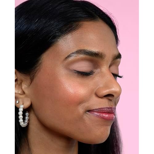 Winky Lux Rose Petal Liquid Eyeshadow, Longwear, Buildable, High-Pigment, Blendable, Crease-Proof, with Hydrating Vitamin E & Mango Seed Butter, Clean Beauty, Cruelty-Free, Vegan, Chamomile Matte