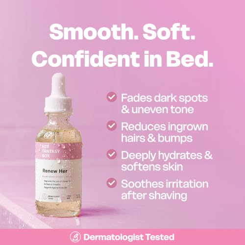Her Fantasy Box Renew Her Natural Yoni Oil 2oz - Brightening & Ingrown Hair Relief
