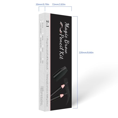 Eyebrow Mapping Kit with Stencils, Pencils & Blades