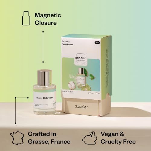 Dossier Musky Oakmoss Eau de Parfum 1.7 fl oz - Long-Lasting Masculine Signature