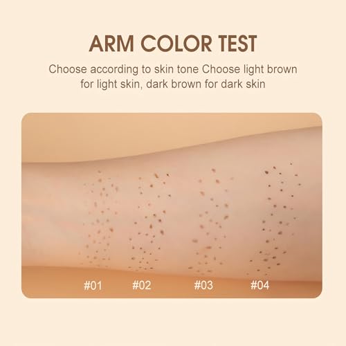 Freckle Pen for Face Waterproof Long Lasting - Natural Faux Freckles Makeup Pen with Precision Tip, Vegan and Cruelty Free, Light Brown for Daily Use and Special Occasions