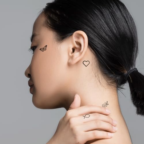 Tiny Temporary Tattoos - Waterproof Mini Designs for Fingers & Wrists