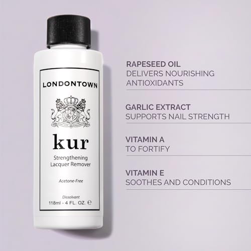 LONDONTOWN kur Strengthening Acetone-Free Nail Polish Remover - Vegan