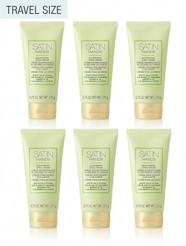 White Tea & Citrus Shea Butter Hand Cream - 6 Pack (0.75 oz Each)