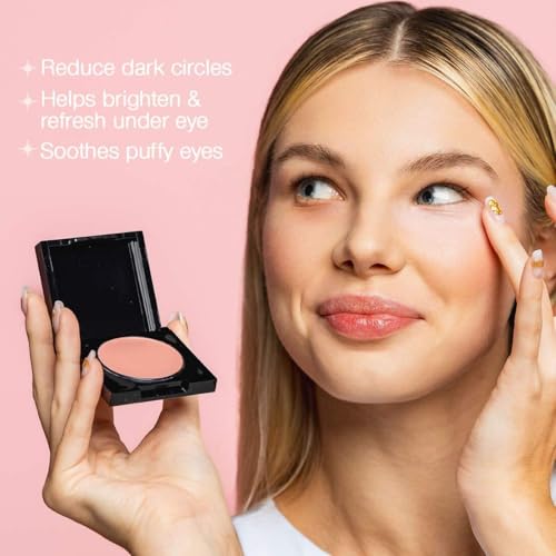 Palladio Under Eye Brightener with Caffeine & Peptides - Soft Pink