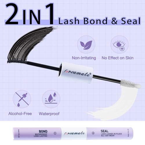Proamate Cluster Lashes D Curl 10-18mm 270pcs Volume Mix
