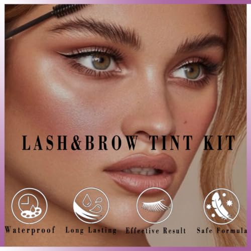 Eyelash & Eyebrow Tinting Kit - 6-8 Applications