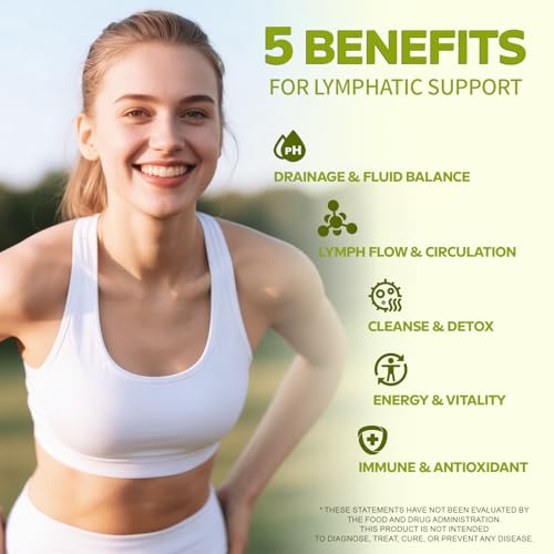 Lymphatic Drainage Supplement – 600mg Echinacea, 120 Capsules
