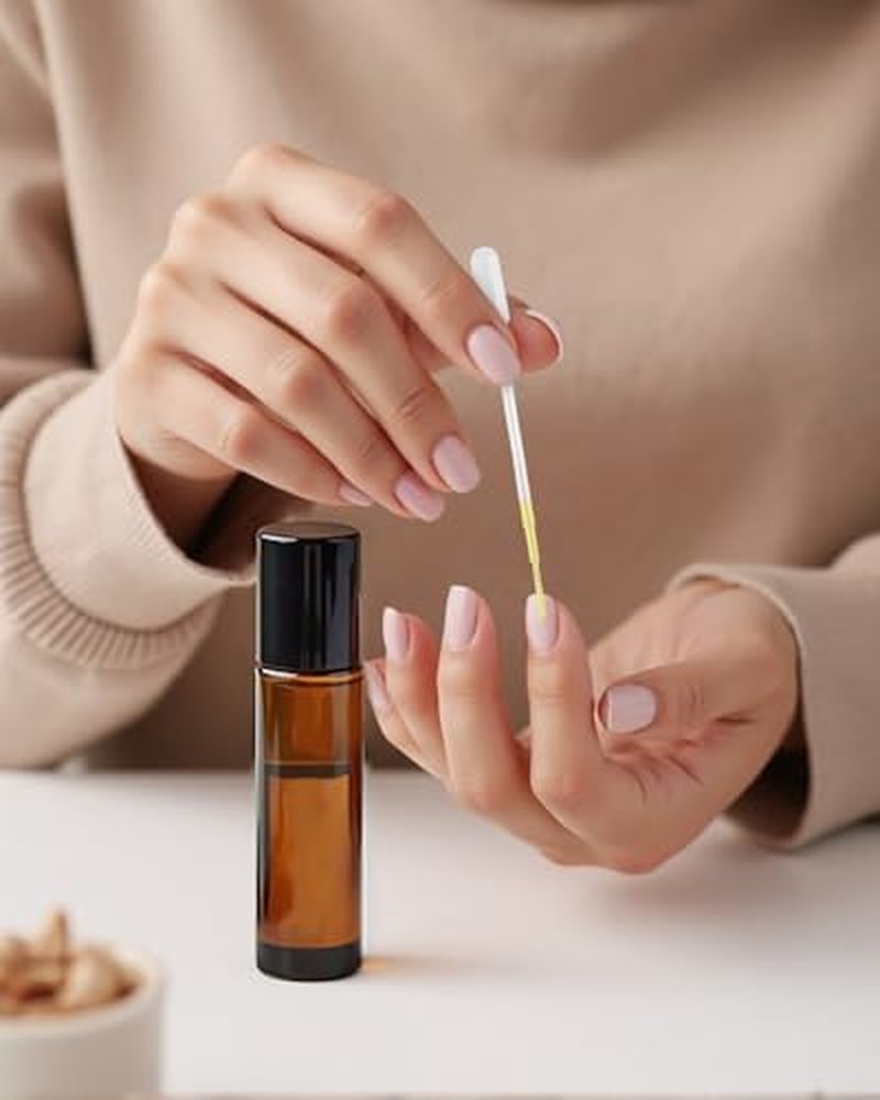 10ml Amber Glass Roller Bottles, 4-Pack Essential Oil Set
