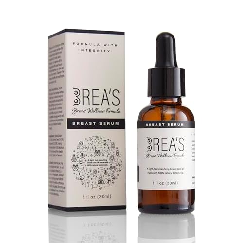 Brea's Breast Wellness Serum ? Botanical Essential Oil Blend with Frankincense, Geranium, Evening Primrose & Jojoba for Soothing Massage & Skin Hydration ? 1 fl oz
