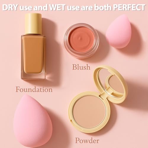 Foonbe Makeup Sponge Set, 7 Pcs - Latex Free Beauty Blender