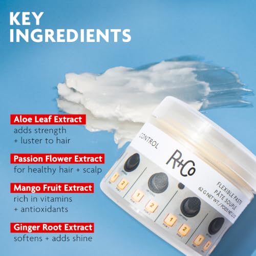 R+Co Control Flexible Paste - Texturizing Hair Styling 2.2oz