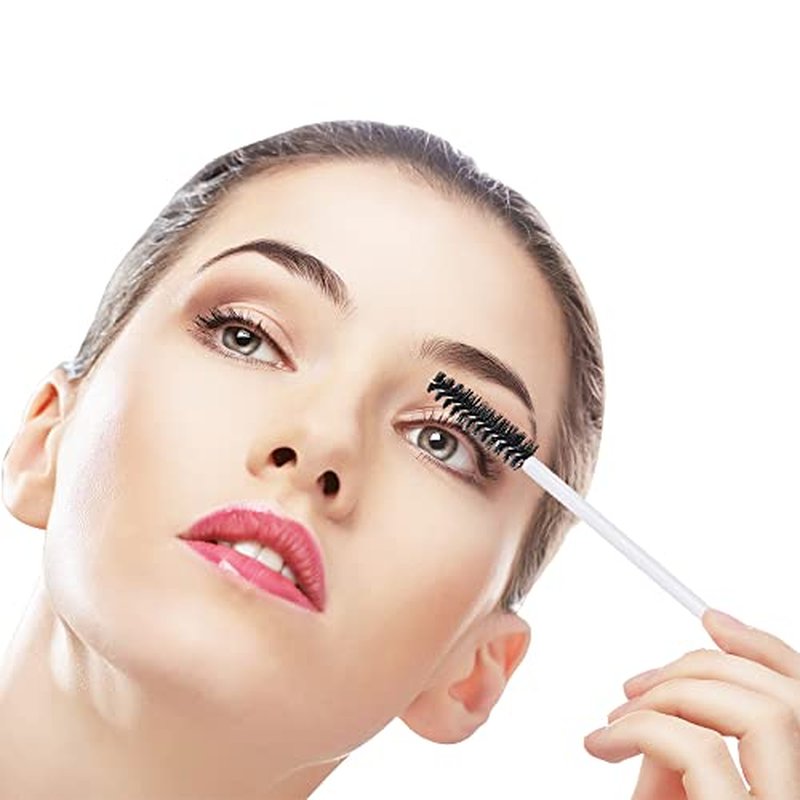 300 Pack Disposable Mascara Wands Lash Spoolie Brushes
