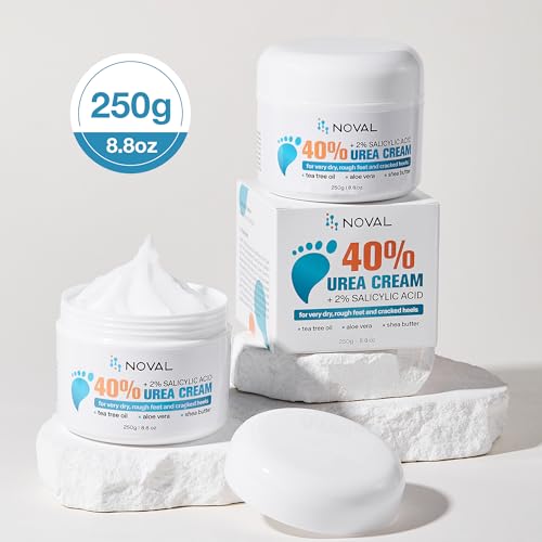 NOVAL 40% Urea Foot Cream with 2% Salicylic Acid - 8.8 OZ