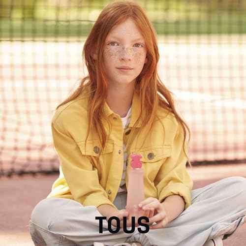 TOUS Kids Girl Eau de Toilette Spray, Floral Fresh Scent, Gentle on Girls' Sensitive Skin. Ideal for Everyday Use, With Notes of Apricot, Coconut Water, Musk, and Vanilla Ice Cream, 3.4 Fl Oz