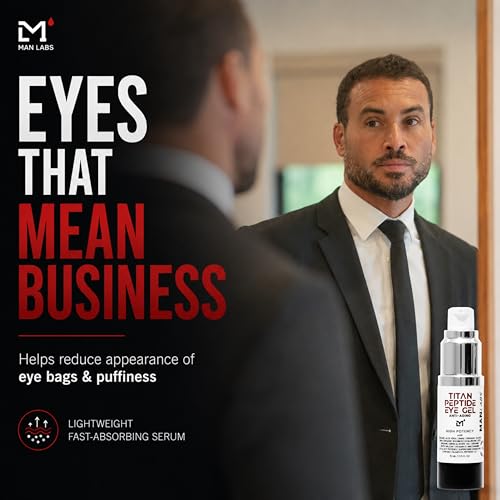 Man Labs Titan Peptide Cooling Eye Serum for Men