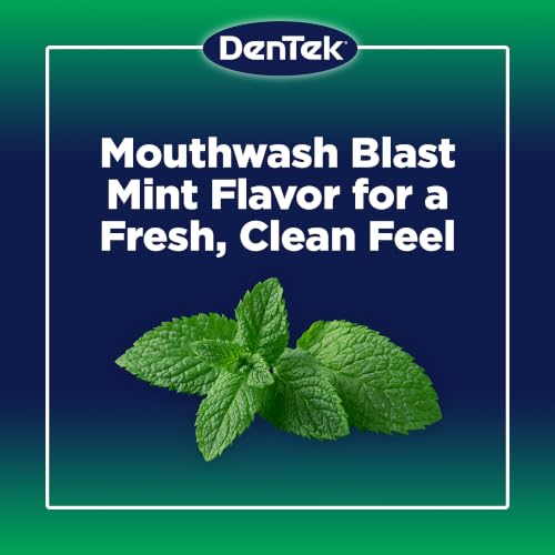 DenTek Floss Picks Advanced Clean Mint 150 Count - Plaque & Food Remover