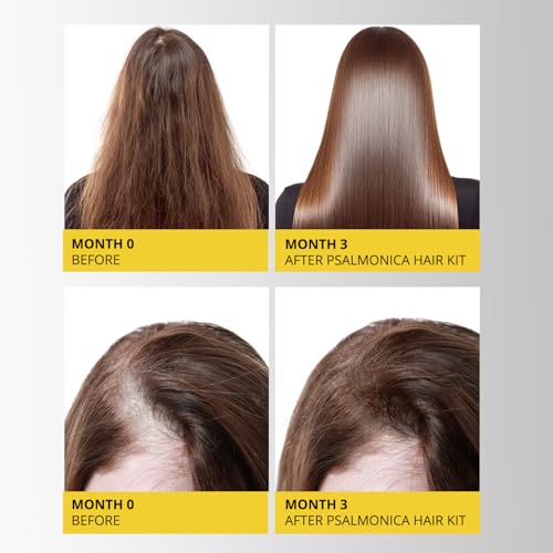 Psalmonica Hair Growth Shampoo & Conditioner Set 9.5 Fl Oz (Pack of 2) for Thinning Hair