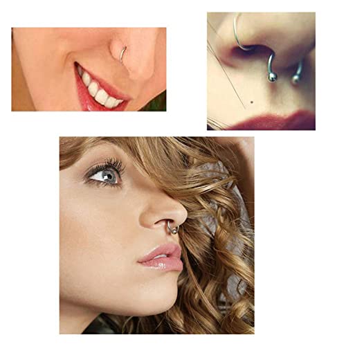 Rayyl 43Pc Professional Body Piercing Kit with Needles & Clamps
