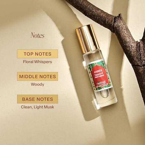 Amber Perfume Oil Roll-On - Alcohol Free, 10ml