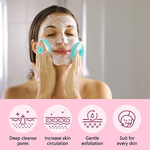 Yokilly 6-Piece Silicone Face Scrubber Kit