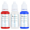 Mysense Red White Blue Face Paint - Water Based, 0.6oz