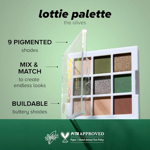 Lottie London The Olives 9-Shade Eyeshadow Palette