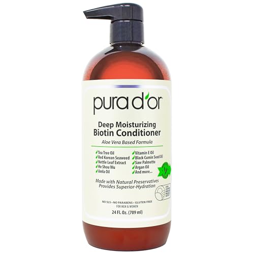 PURA D'OR Deep Moisturizing Conditioner for Dry, Damaged Hair 24oz