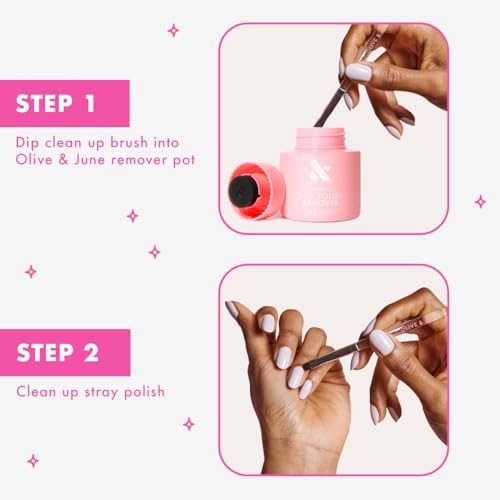 Precision Clean Up Brush for Flawless At-Home Manicures