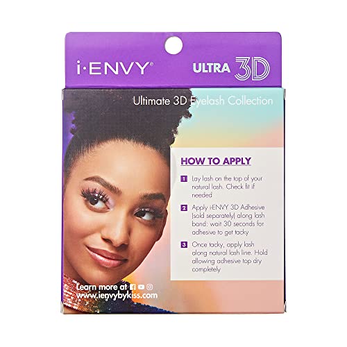 i•ENVY False Eyelashes 3 Pairs Faux Mink Fluffy Natural Volume Lashes