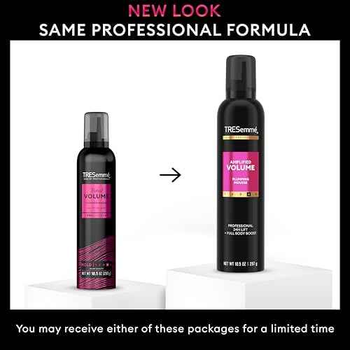 TRESemm? Plumping Mousse Amplified Volume for 24H Lift and Body with Pro Lock Technology 10.5 Fl Oz