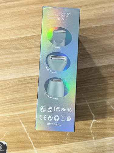 Scttomon 3-in-1 Electric Razor IPX7 Waterproof Bikini Trimmer Wet & Dry Use Painless Personal Trimmer Groomer for Ladies Face Body Legs Bikini Public Hairs Electric Lady Shaver with Replaceable Heads