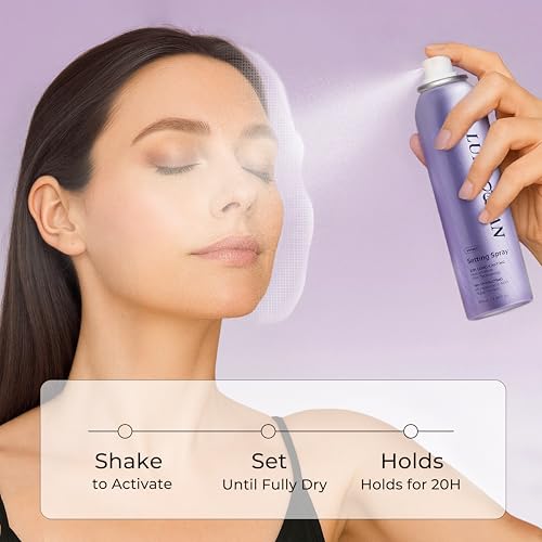 Setting Spray for Makeup, Long-Lasting Face Mist, Moisturizing & Soothing Formula, Waterproof & Sweat-Resistant, 3.38 Oz