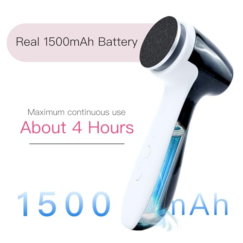 APRELM Electric Foot Callus Remover - 3-Speed Pedicure File with 120 Discs